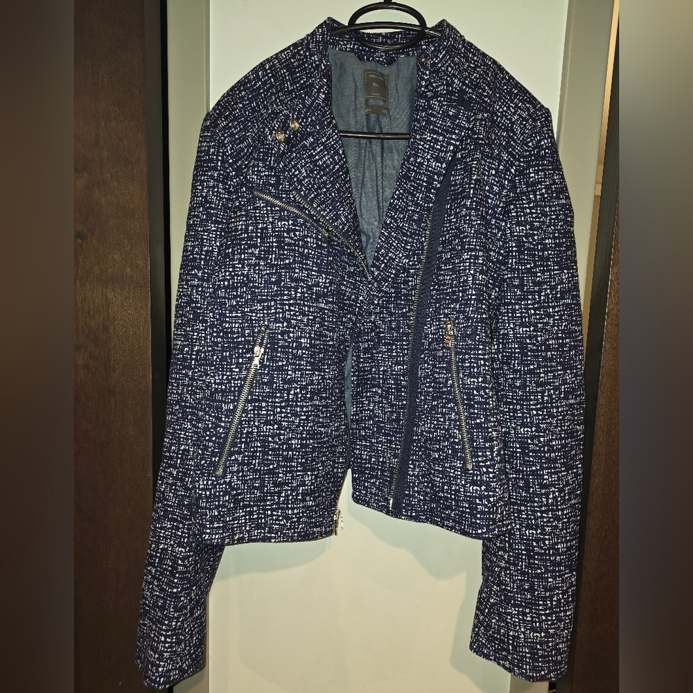 GAP Women's Navy Tweed Jacket